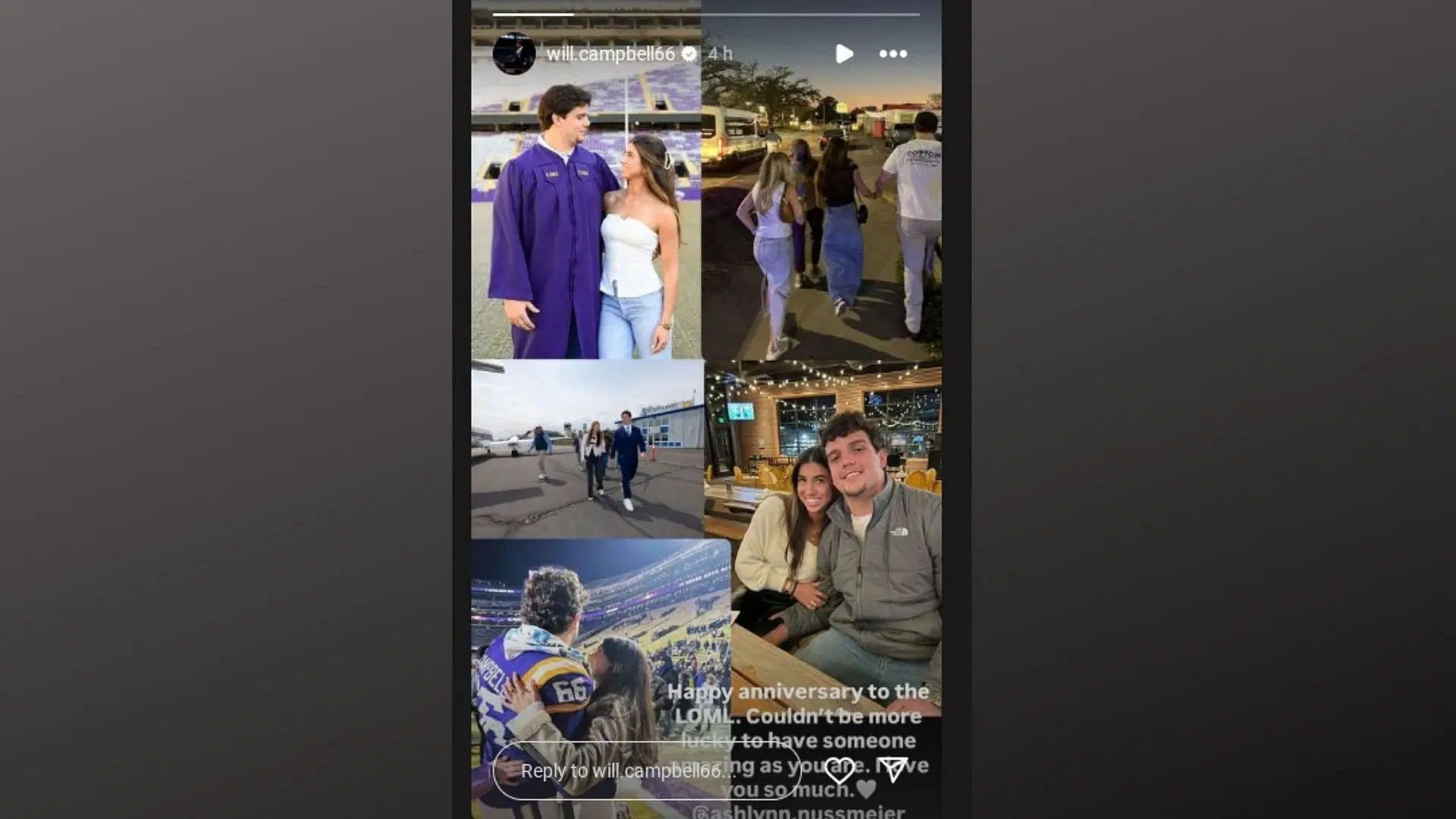 Will Campbell celebrates first anniversary with girlfriend/will.campbell66